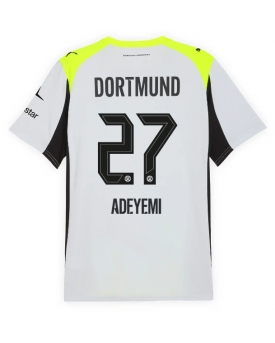 Borussia Dortmund Karim Adeyemi #27 Maglia Gara Trasferta Repliche 2025-26 Maniche Corte